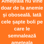 Ameteli frecvente: ce boli ascunde de fapt senzația de vârtej